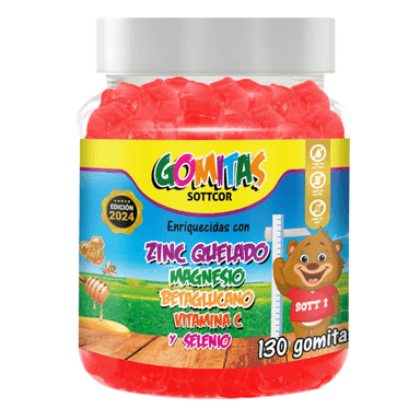 GOMITAS SOTTCOR LABS ZINC PARA NIÑOS 100GR FRESA
