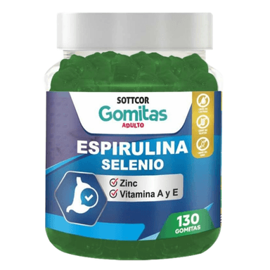 ESPIRULINA PARA ADULTOS GOMITAS SOTTCOR 100GR CHICLE