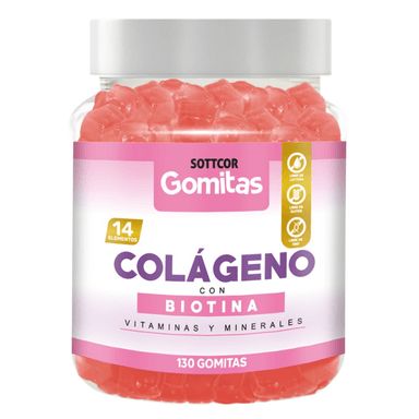 GOMITAS SOTTCOR LABS COLÁGENO PARA ADULTOS 100GR CHICLE