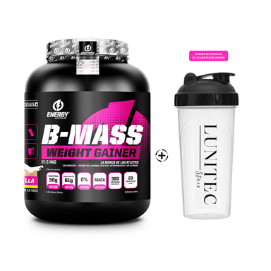 PROTEINA ENERGY NUTRITION B-MASS WEIGHT GAINER 2.4KG VAINILLA + SHAKER