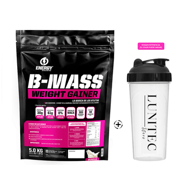 PROTEINA ENERGY NUTRITION B-MASS WEIGHT GAINER 5KG VAINILLA + SHAKER