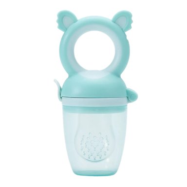 CHUPÓN ALIMENTADOR PARA BEBÉS OSITO VERDE CON ESTUCHE