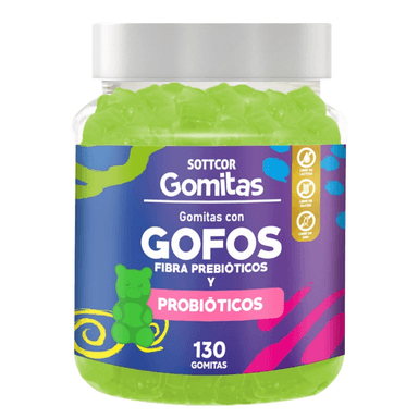 FIBRA PARA NIÑOS GOMITAS SOTTCOR 100GR CHICLE