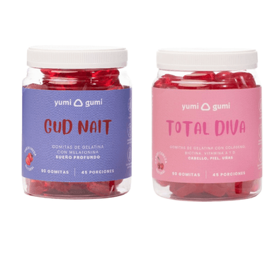 PACK YUMI GUMI GOMITAS GUD NAIT + TOTAL DIVA 90 UND 200G