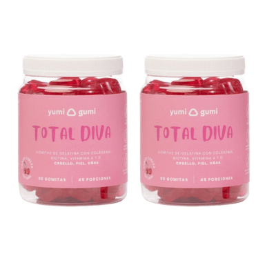 SUPLEMENTO YUMI GUMI GOMITAS TOTAL DIVA 90 UND CEREZA X2 200G