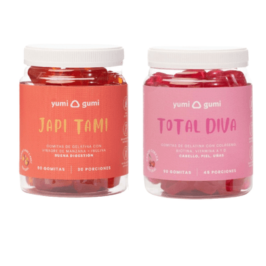 PACK YUMI GUMI GOMITAS JAPI TAMI + TOTAL DIVA 90 UND 200G