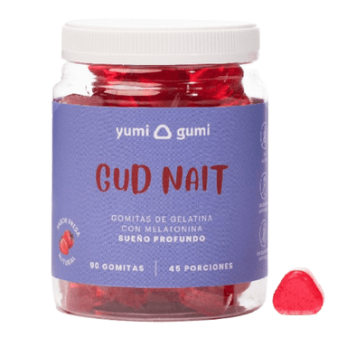 SUPLEMENTO YUMI GUMI GOMITAS GUD NAIT 90 UND FRESA 100G