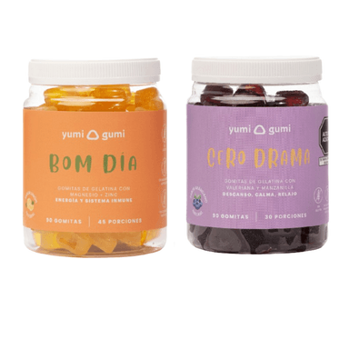 PACK BOM DÍA + CERO DRAMA GOMITAS YUMI GUMI 90 UND