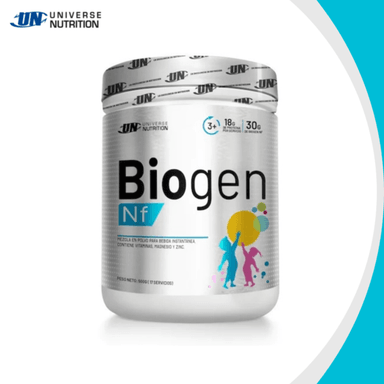 SUPLEMENTO UNIVERSE NUTRITION PROTEÍNA PARA NIÑOS POLVO BIOGEN NF 500G VAINILLA - 1