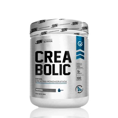 SUPLEMENTO UNIVERSE NUTRITION CREATINA POLVO CREABOLIC 500 G NATURAL + SHAKER