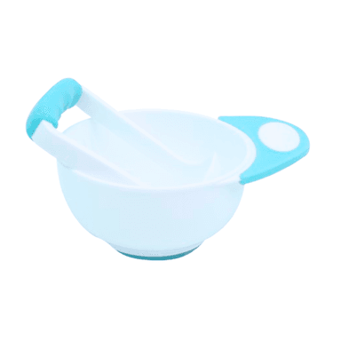 BOWL APLASTA PAPILLA PARA BEBÉS AZUL