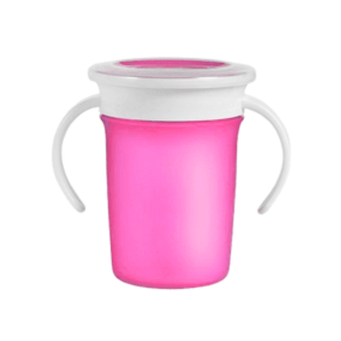 VASO ANTIDERRAME 360 PARA NIÑA ROSADO
