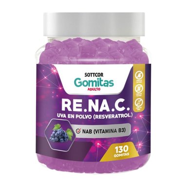 RESVERATROL PARA ADULTOS GOMITAS SOTTCOR 100GR