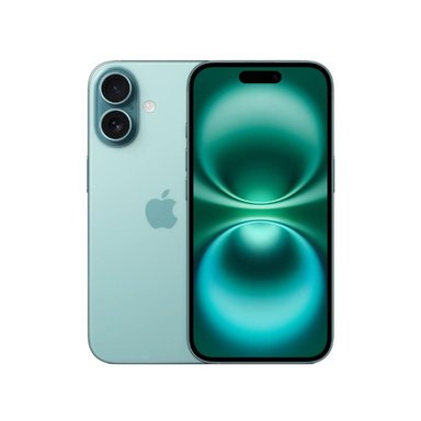 IPHONE 16 128GB 8GB 48MP + 12MP 6.1" TEAL CHIP FISICO + CASE + MICA - 1