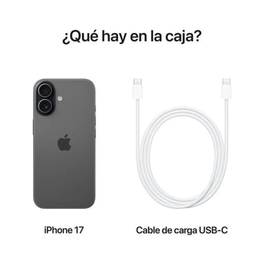 APPLE IPHONE 17 256GB 6.3' BLACK ESIM - 5