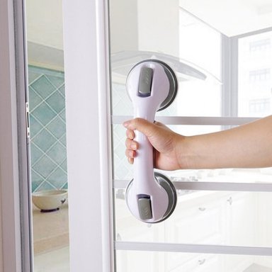 AGARRADERA SEGURIDAD DUCHA BAÑO PARED ACERO - 4