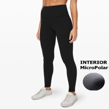 PANTALÓN MUJER NEGRO CALENTADOR TÉRMICO MICRO POLAR - 1