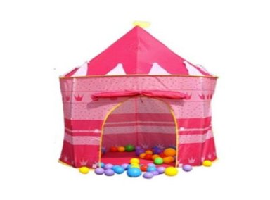 CARPA CASTILLO INFANTIL JUGUETE ROSA