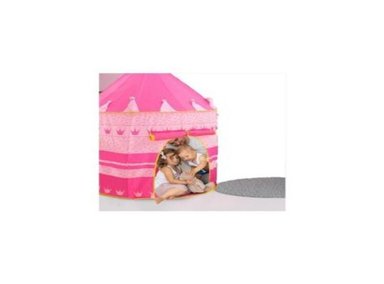 CARPA CASTILLO INFANTIL JUGUETE ROSA - 3