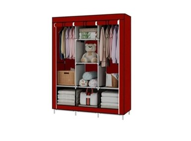 ROPERO FEMENINO PERCHERO ORGANIZADOR ARMARIO CLOSET ARMABLE 3 CUERPOS FUNDA MULTICOLOR