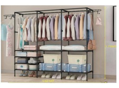 ROPERO PERCHERO ORGANIZADOR ARMARIO CLOSET ARMABLE 3 CUERPOS