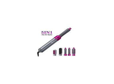RIZADOR DE CABELLO GENÉRICO CERÁMICA CON TURMALINA PEINE CEPILLO SECADORA 5 EN 1