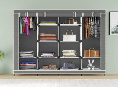 ROPERO ORGANIZADOR ARMARIO CLOSET ARMABLE 4 CUERPOS MULTICOLOR - 1