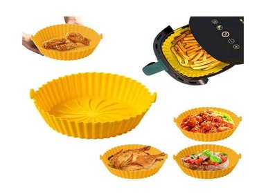 BANDEJA MOLDE DE SILICONA ANTIADHERENTE PARA FREIDORA AIRE AIR FRYER