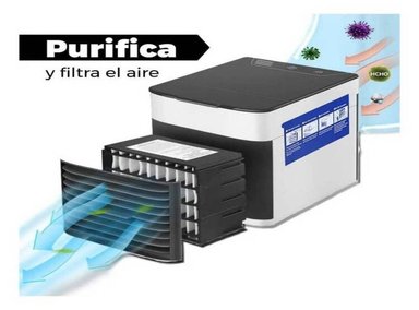 AIRE ACONDICIONADO MINI ENFRIADOR Y PURIFICADOR PORTÁTIL 3 VELOCIDADES - 2