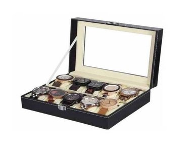 ORGANIZADOR PORTA RELOJES X10 BIOCUERO