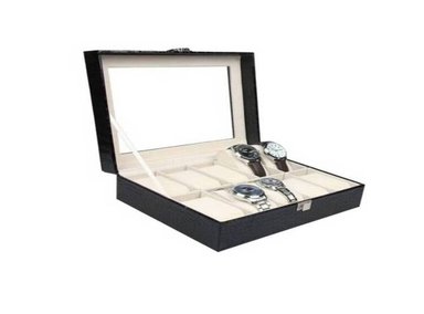 ORGANIZADOR PORTA RELOJES X10 BIOCUERO - 2