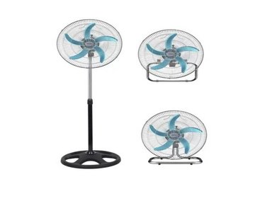 VENTILADOR DE PIE PARED MESA PREMIUM 65 WATTS 3 EN 1 18"