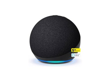 PARLANTE AMAZON INTELIGENTE CON ALEXA ECHO DOT 5 NEGRO - 1