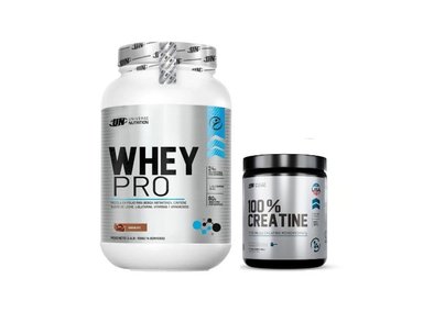PROTEÍNA WHEY PRO 1.1 KG CHOCOLATE + CREATINA UNIVERSAL NUTRITION