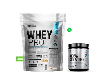 PROTEÍNA WHEY PRO 3 KG COOKIES + CREATINA UNIVERSAL NUTRITION
