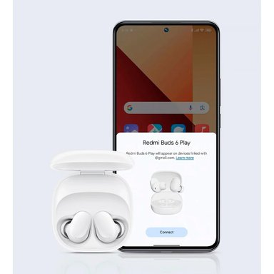 AUDÍFONOS INALÁMBRICOS XIAOMI REDMI BUDS 6 PLAY BT 5.4 BLANCO - 5