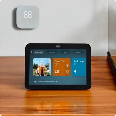 AMAZON PANTALLA INTELIGENTE ECHO SHOW 8 3RA GEN CON ALEXA NEGRO - 2
