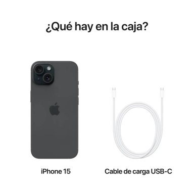 APPLE IPHONE 15 128GB - NEGRO 5G - 5