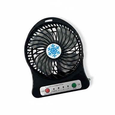 MINI VENTILADOR PORTÁTIL RECARGABLE DE MESA COLOR ALEATORIO