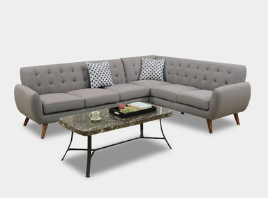 SECCIONAL RABHÉ SECCCIONAL GRIS RABHE VINTAGE LIBERTAD