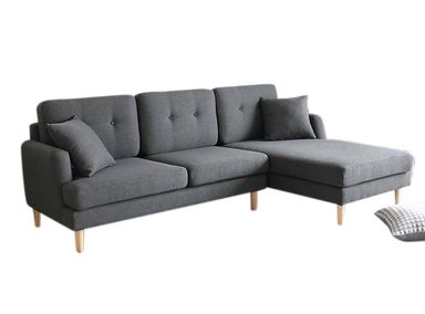 RABHE SECCIONAL VINTAGE MARIN - PLOMO