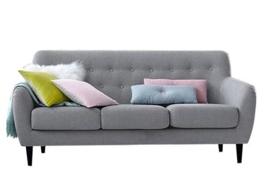 SOFÁ RABHE VINTAGE 3 CUERPOS GRIS MOSS