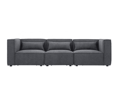 SECCIONAL RABHÉ SECCCIONAL GRIS OSCURO PLOMO RABHE BARENA