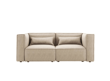 SOFÁ RABHÉ BARENA SHORT 2 CUERPOS CREMA