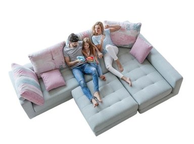 RABHÉ SECCIONAL RAFAELA - GRIS