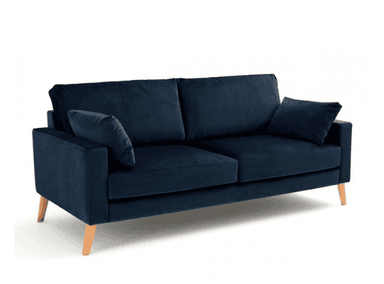 SOFÁ RABHÉ BILBO 3 CUERPOS AZUL