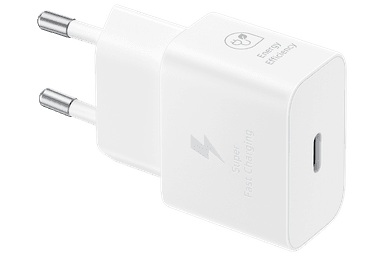 CARGADOR SAMSUNG CARGA RAPIDA 25W CABLE BLANCO - 2