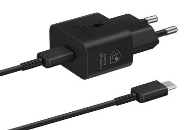 CARGADOR SAMSUNG CARGA RAPIDA 25W CABLE NEGRO - 1