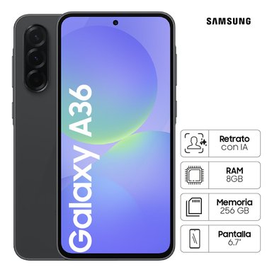 CELULAR SAMSUNG GALAXY A36 256GB JETBLACK - 1