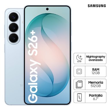 CELULAR SAMSUNG GALAXY S26+ 512GB SKY BLUE - 1